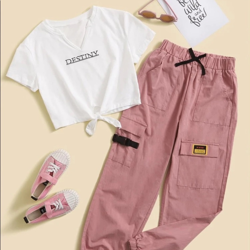 NWOT SHEIN 6Y Destiny Co-Cord Outfit